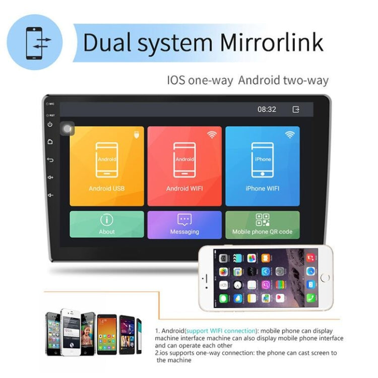 Máy Điều Hướng Thông Minh Android Đa Năng Cho Xe Ô Tô DVD Điều Hướng Video Lùi Tích Hợp, 9 inch 1+16G Chuẩn, 9 inch 2+16G Chuẩn, 9 inch 2+32G Chuẩn, 10 inch 1+16G Chuẩn, 10 inch 2+16G Chuẩn, 9 inch 1+16G Chuẩn + 4 Camera Đèn