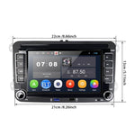 Phù Hợp Cho Máy Nghe Nhạc Đa Phương Tiện Xe Volkswagen 7 inch Điều Hướng Bluetooth Tích Hợp Camera Lùi Android 10.0, 1+16G, 2+16G, 2+32G