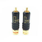 2 cái đầu cắm RCA hình hoa sen WBT-0144 cắm AV âm thanh và video