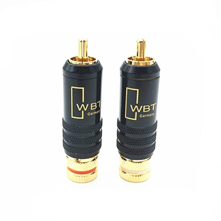 2 cái đầu cắm RCA hình hoa sen WBT-0144 cắm AV âm thanh và video