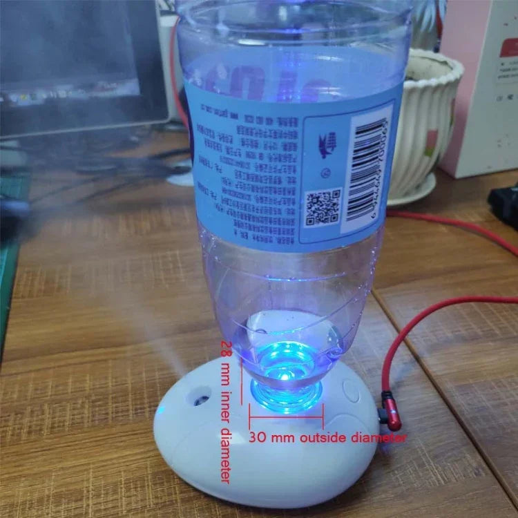 Máy tạo độ ẩm không khí mini siêu âm để bàn di động USB cho chai nước khoáng gia đình, Máy tạo độ ẩm không khí