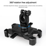 Giá Đỡ Điện Thoại Xe Đạp Điện Có Thể Xoay 360 Độ Giá Đỡ Điều Chỉnh Bốn Chiều Cho Xe Máy, Tay Lái, Gương Chiếu Hậu