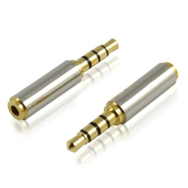 10 cái bộ chuyển đổi tai nghe điện thoại di động 2.5 bốn cấp sang 3.5 cái