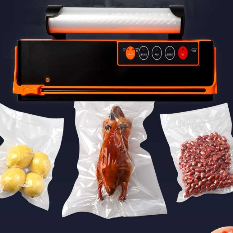 Máy đóng gói hút chân không máy móc thực phẩm gia dụng, túi hút chân không kết cấu nylon composite, máy hàn miệng túi, phích cắm EU, phích cắm Mỹ, phích cắm Anh
