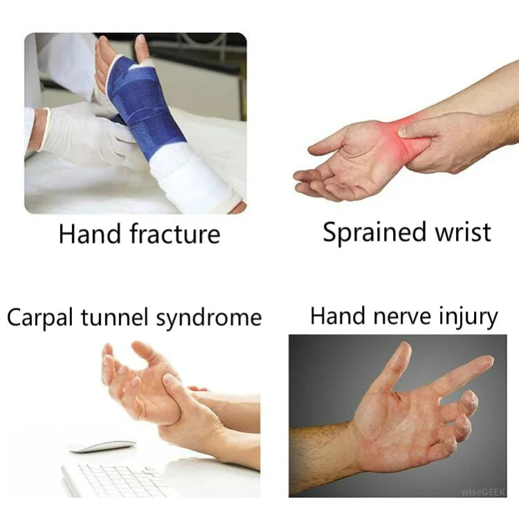 Bàn tập phục hồi chức năng điều chỉnh được, giá đỡ tay, hỗ trợ cổ tay, nẹp cố định gãy cổ tay, tay trái một kích cỡ, tay phải một kích cỡ