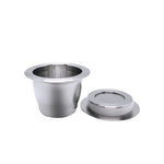 Viên cà phê bằng thép không gỉ tái sử dụng với nhiều bộ lọc cà phê điền đầy, viên cà phê