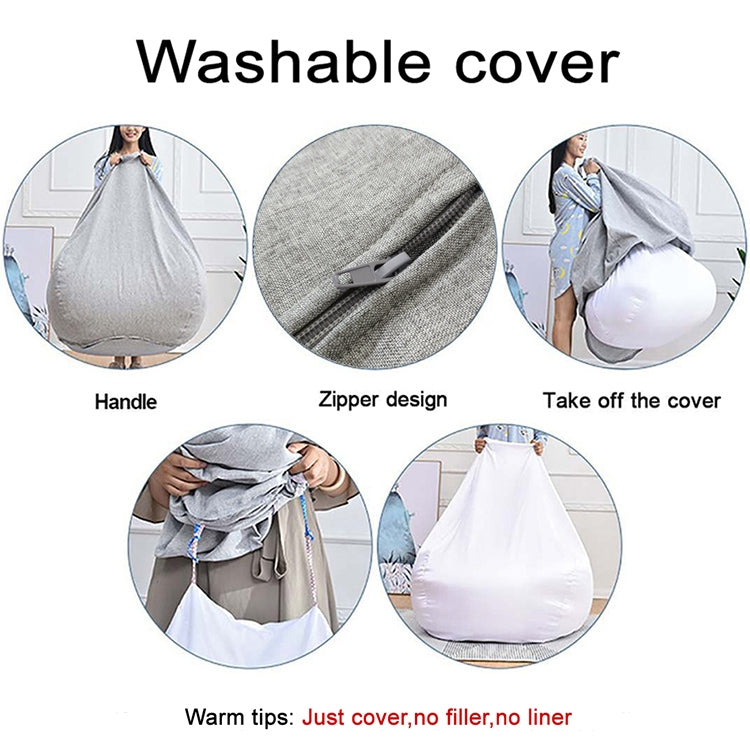 Áo bọc ghế bean bag sofa lười, 70x80cm, 80x90cm
