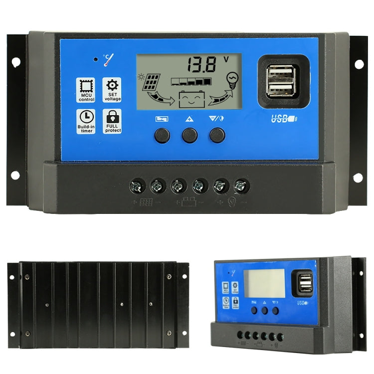 Bộ điều khiển sạc năng lượng mặt trời chiếu sáng thông minh đèn đường, RBL-10A, RBL-20A, RBL-30A, RBL-40A, RBL-50A, RBL-60A