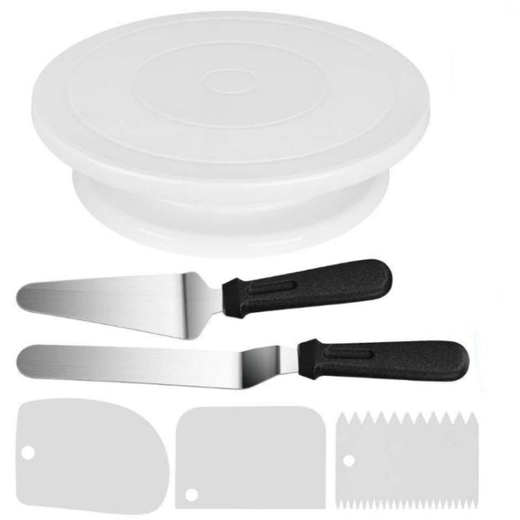 Bộ bàn xoay trang trí bánh, túi silicone trang trí, bộ làm bánh tự làm, 6 cái/bộ, 12 cái/bộ, 60 cái/bộ