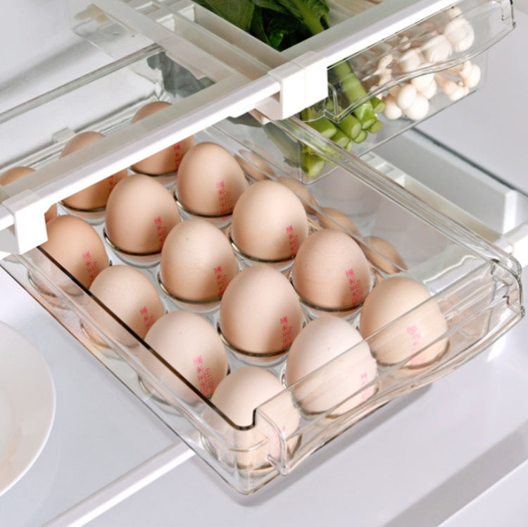 Hộp lưu trữ tủ lạnh loại ngăn kéo vuông đa chức năng bảo quản thực phẩm gia dụng, 1 hộp đựng trứng, 1 hộp bảo quản tươi, 2 hộp đựng trứng, 2 hộp bảo quản tươi, 1 hộp đựng trứng + 1 hộp bảo quản tươi, 1 hộp không có móc