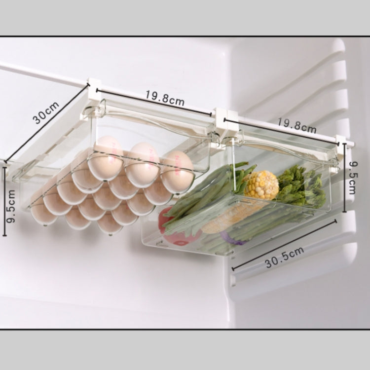 Hộp lưu trữ tủ lạnh loại ngăn kéo vuông đa chức năng bảo quản thực phẩm gia dụng, 1 hộp đựng trứng, 1 hộp bảo quản tươi, 2 hộp đựng trứng, 2 hộp bảo quản tươi, 1 hộp đựng trứng + 1 hộp bảo quản tươi, 1 hộp không có móc