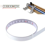Thước thép dính có thước cuộn keo tự dính, 1m, 2m, 3m, 4m, 5m mặt trước; 1m, 2m, 3m, 4m, 5m mặt sau; 1m, 2m, 3m điểm giữa