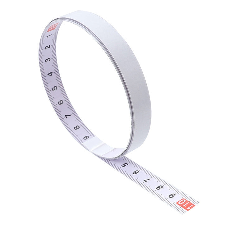 Thước thép dính có thước cuộn keo tự dính, 1m, 2m, 3m, 4m, 5m mặt trước; 1m, 2m, 3m, 4m, 5m mặt sau; 1m, 2m, 3m điểm giữa