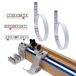 Thước thép dính có thước cuộn keo tự dính, 1m, 2m, 3m, 4m, 5m mặt trước; 1m, 2m, 3m, 4m, 5m mặt sau; 1m, 2m, 3m điểm giữa