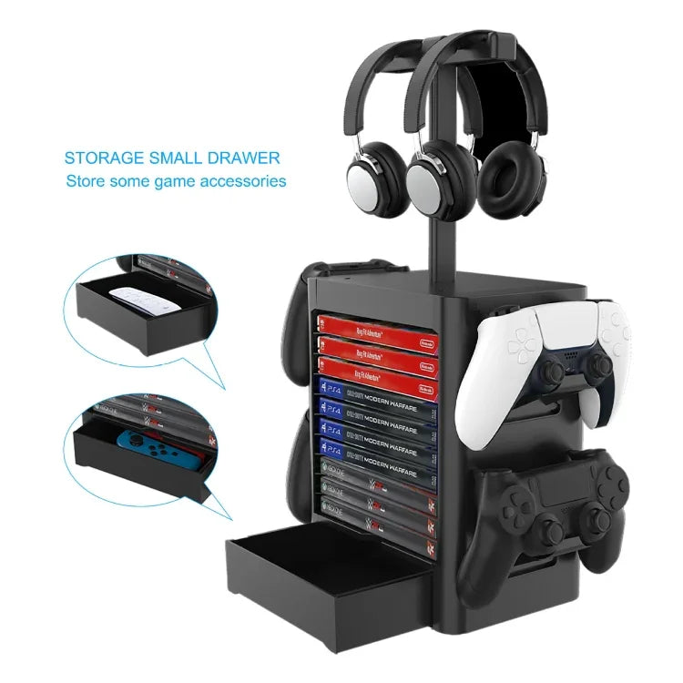 Giá Đựng Đĩa Game Giá Đựng Tai Nghe Cho PS5 / Xsx, Dành Cho PS5 / Xsx