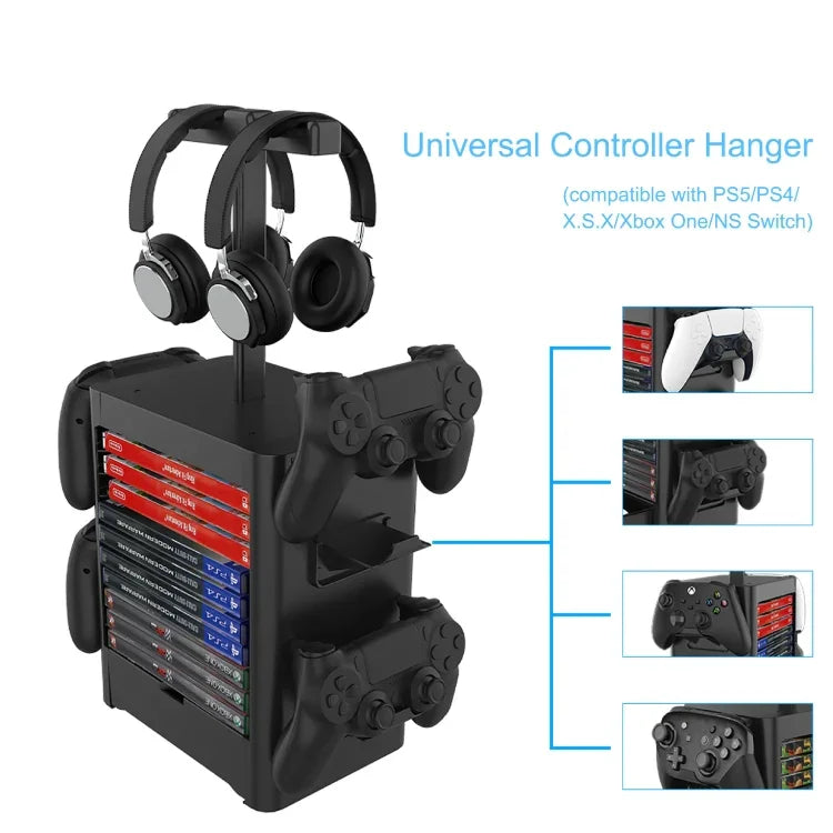 Giá Đựng Đĩa Game Giá Đựng Tai Nghe Cho PS5 / Xsx, Dành Cho PS5 / Xsx
