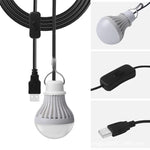 Đèn pin cắm trại USB, đèn khẩn cấp, 2 cái