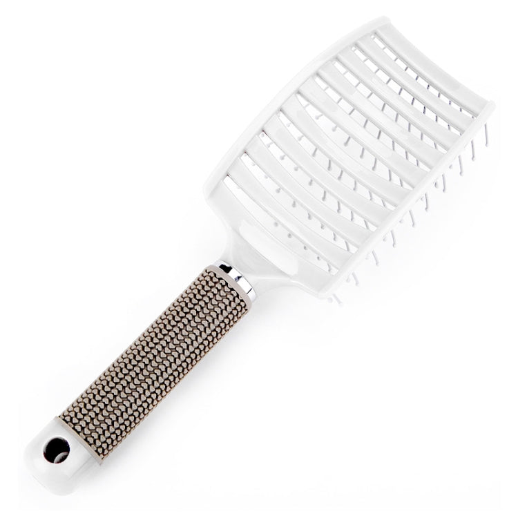 Lược Massage Da Đầu Bàn Chải Lông Nylon Cho Nữ Tóc Xoăn Bàn Chải Gỡ Rối Dụng Cụ Làm Tóc Salon