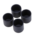 100 PCS Plastic Chair Feet Protectors Black Anti-skid Furniture Legs Table Base Cap Floor Protector Cover, 16mm, 19mm, 22mm, 25mm