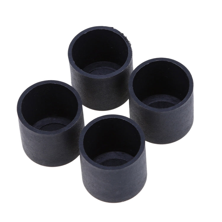 100 PCS Plastic Chair Feet Protectors Black Anti-skid Furniture Legs Table Base Cap Floor Protector Cover, 16mm, 19mm, 22mm, 25mm