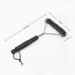 Chổi cọ BBQ 12 inch, lông thép không gỉ, có tay cầm