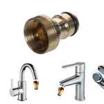 Đầu nối đa năng cho vòi nước bếp, bộ chuyển đổi vòi, khớp nối ống, bộ chuyển đổi vòi