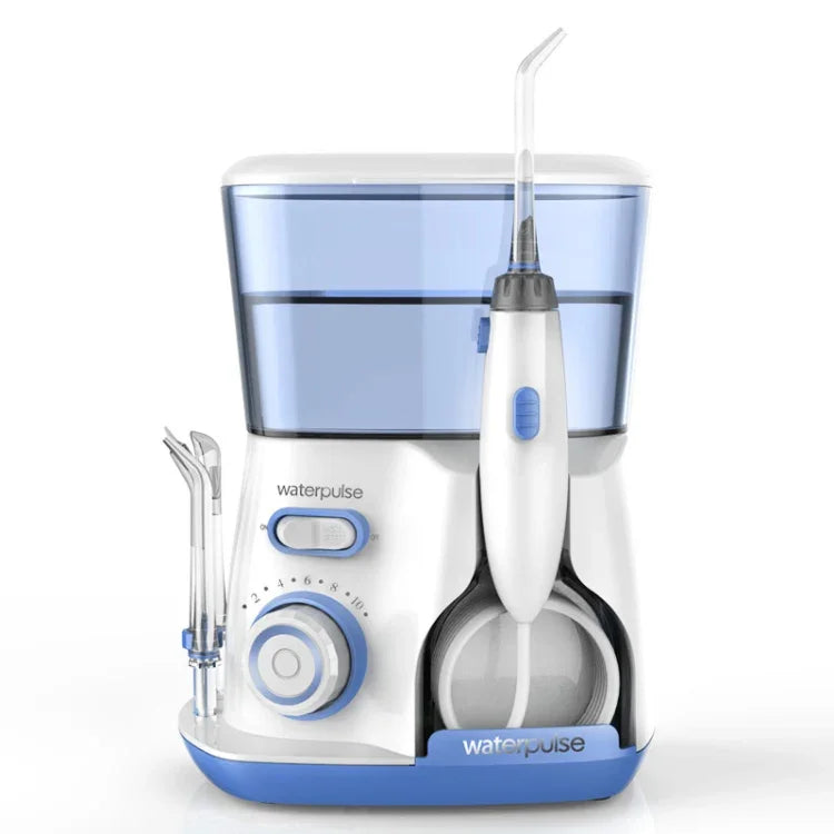 Máy tăm nước Waterpulse V300 dung tích 800ml, máy làm sạch răng miệng, dùng cho Mỹ, Anh, EU