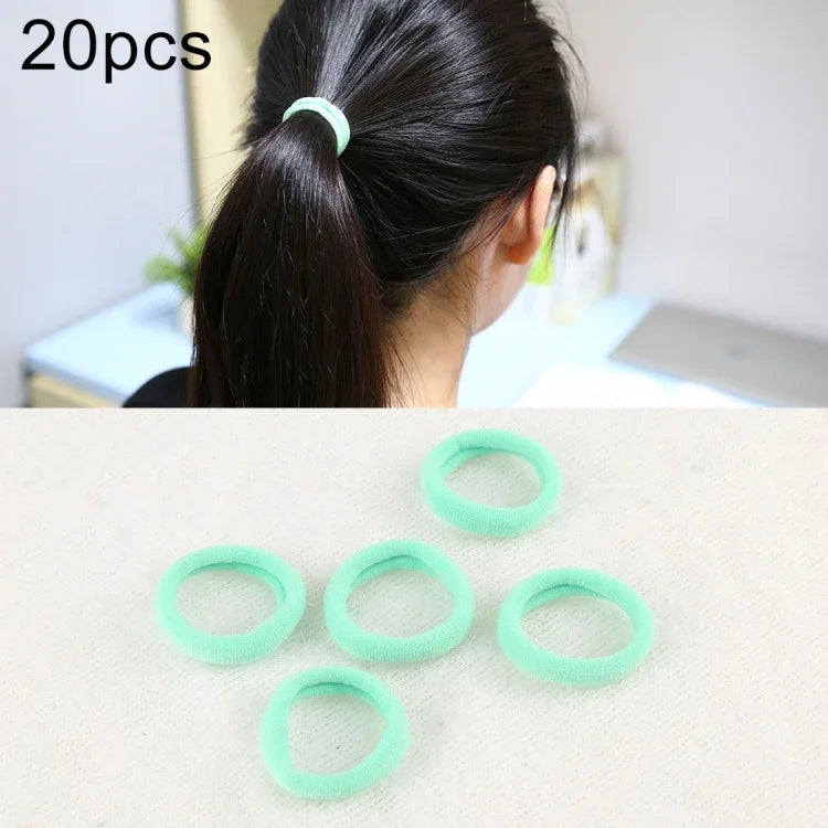 Bộ 20 Chiếc Dây Buộc Tóc Cao Su Cho Bé Gái