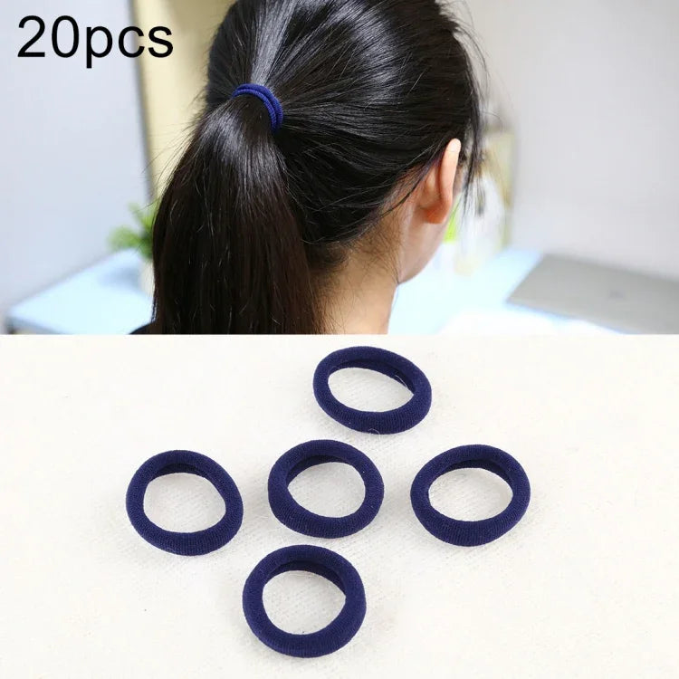 Bộ 20 Chiếc Dây Buộc Tóc Cao Su Cho Bé Gái