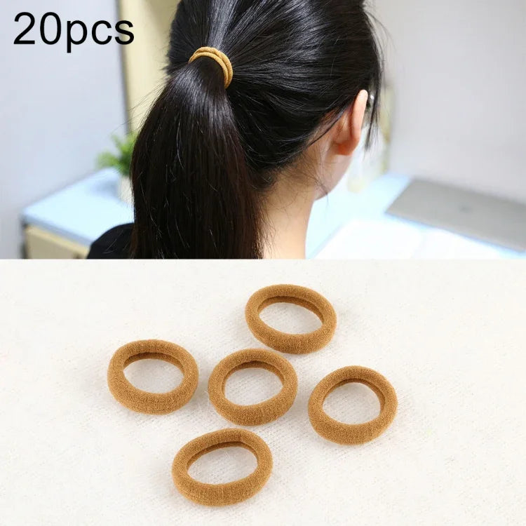 Bộ 20 Chiếc Dây Buộc Tóc Cao Su Cho Bé Gái