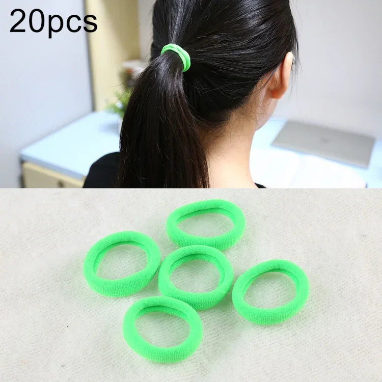 Bộ 20 Chiếc Dây Buộc Tóc Cao Su Cho Bé Gái