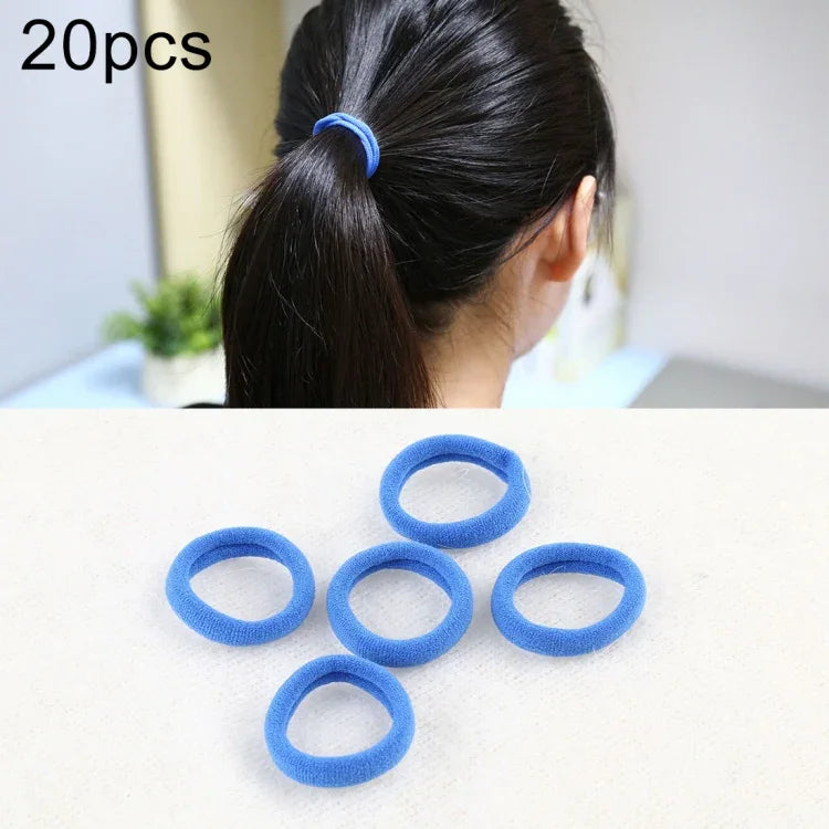 Bộ 20 Chiếc Dây Buộc Tóc Cao Su Cho Bé Gái