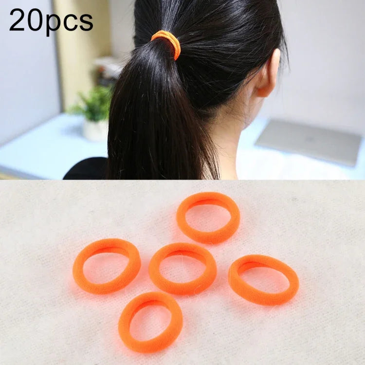 Bộ 20 Chiếc Dây Buộc Tóc Cao Su Cho Bé Gái
