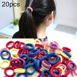 Bộ 20 Chiếc Dây Buộc Tóc Cao Su Cho Bé Gái
