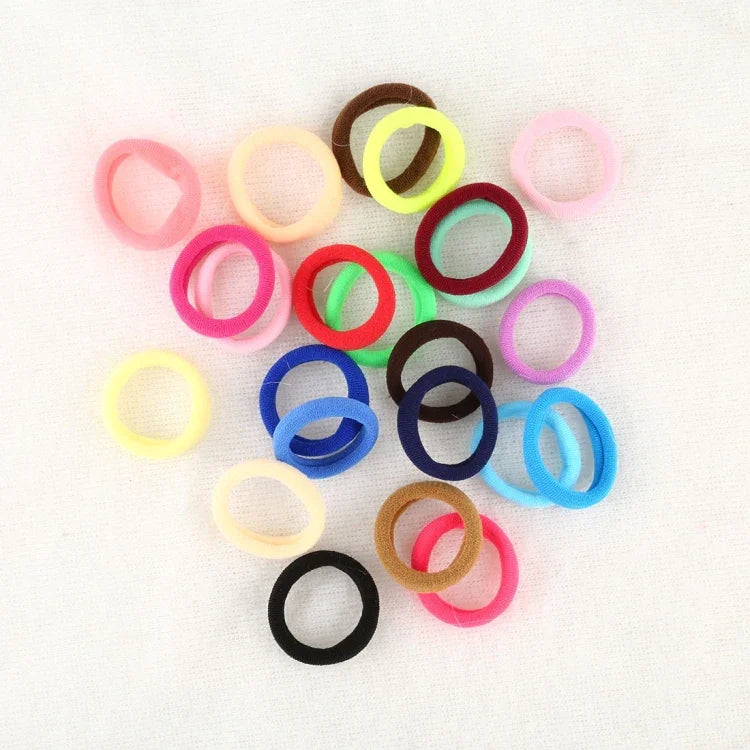 Bộ 20 Chiếc Dây Buộc Tóc Cao Su Cho Bé Gái
