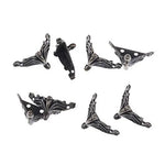 10 chiếc hộp quà trang sức đồng cổ Chân bảo vệ góc hộp gỗ Trang trí, Bảo vệ góc hộp quà trang sức