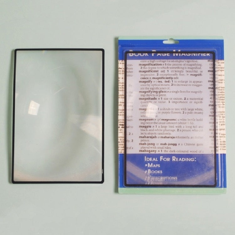 Kính lúp đọc thẻ mỏng 3x, kính lúp thẻ danh thiếp, kích thước 120×180mm