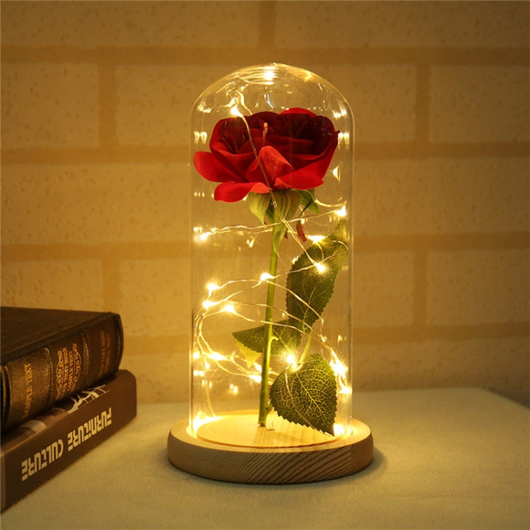 Hoa Hồng Nhân Tạo Phát Sáng LED Nhấp Nháy Trang Trí Lãng Mạn Hoa Cưới Quà Tặng Ngày Valentine Sinh Nhật Người Yêu, 0-5W