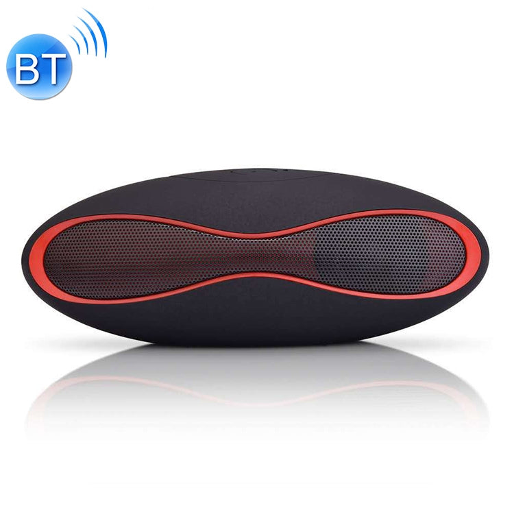Loa Bluetooth mini 3D stereo hình bóng bầu dục có khe cắm thẻ TF (màu xanh dương)