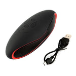 Loa Bluetooth mini 3D stereo hình bóng bầu dục có khe cắm thẻ TF (màu xanh dương)