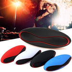 Loa Bluetooth mini 3D stereo hình bóng bầu dục có khe cắm thẻ TF (màu xanh dương)