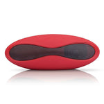 Loa Bluetooth mini 3D stereo hình bóng bầu dục có khe cắm thẻ TF (màu xanh dương)