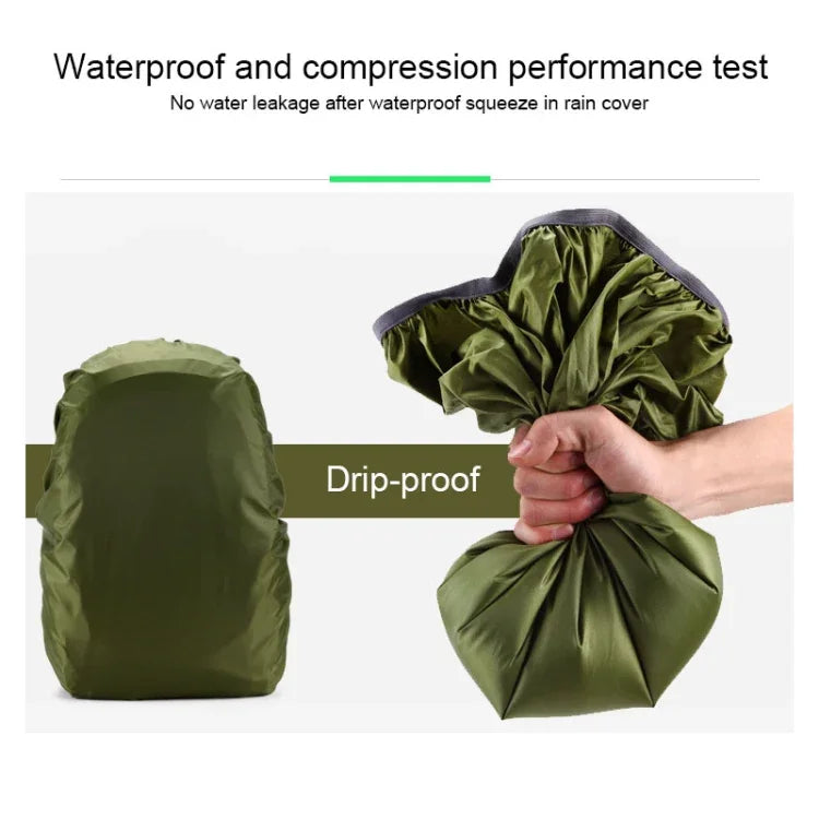 Bọc Balo Chống Nước Chống Bụi Siêu Nhẹ Dùng Ngoài Trời, Dùng Cho Leo Núi, Dung Tích 35L, 45L, 50-60L, 70L, 80L