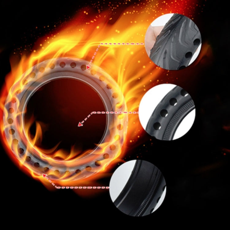 Bánh xe phụ kiện xe scooter điện Xiaomi Mijia M365 8.5 inch, bánh xe đặc tổ ong 5 lỗ tích hợp