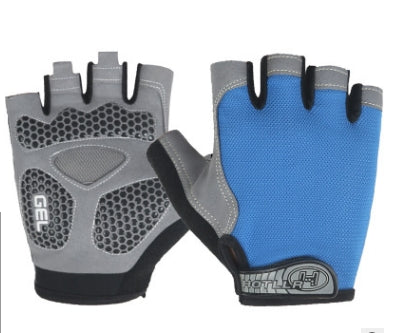 Găng tay đạp xe chống sốc chống trượt tập thể dục nâng tạ, găng tay nửa ngón, M, L, XL