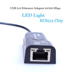 Bộ chuyển đổi USB sang RJ45 Ethernet 10/100 Mbps, USB 2.0 100Mbps