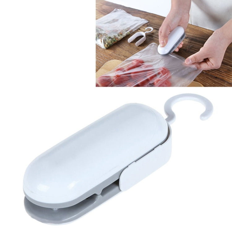 Máy hàn miệng túi mini gia đình, kẹp niêm phong, màu nâu, xám
