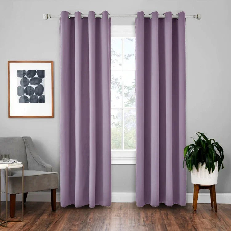 Rèm chắn nắng cách nhiệt chính xác cao, rèm màu trơn, 52x95 Inch（132x240CM）, 140x175, 42x63 Inch（107x160CM）, 140×240, 52×63 Inch（132×160CM）, 140x225