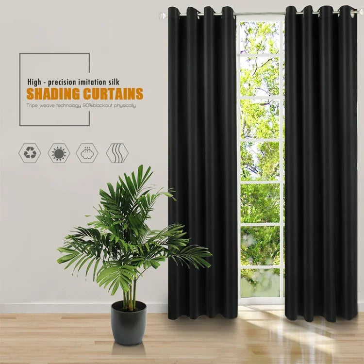 Rèm chắn nắng cách nhiệt chính xác cao, rèm màu trơn, 42x84 Inch（107x213CM）, 52x63 Inch（132x160CM）, 52x84（132x213）