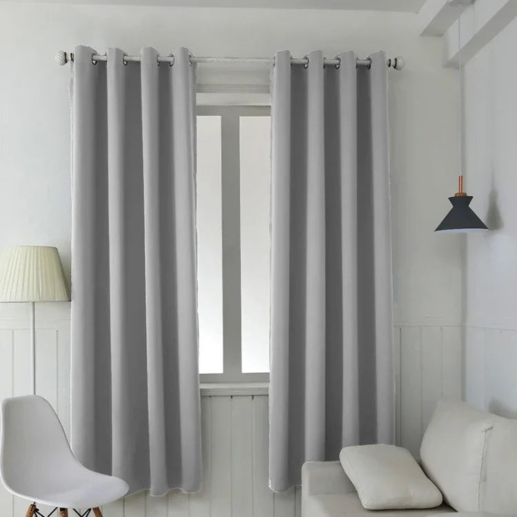 Rèm chắn nắng cách nhiệt chính xác cao, rèm màu trơn, 42x84 Inch（107x213CM）, 52x63 Inch（132x160CM）, 52x84（132x213）